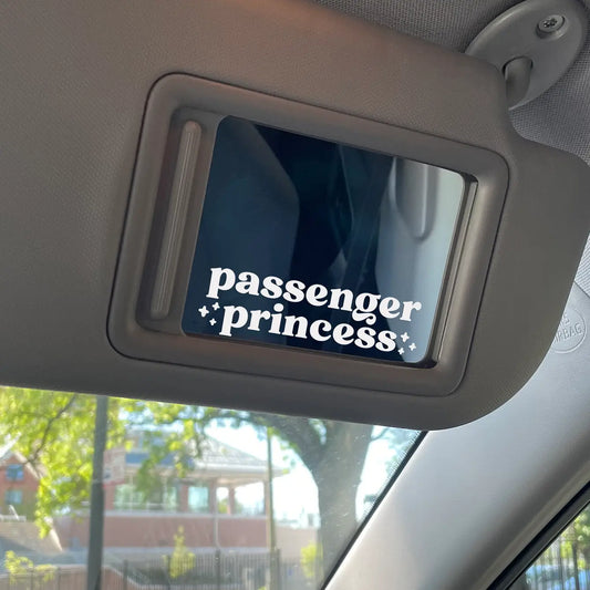 Passenger Princess Car Mirror Decal