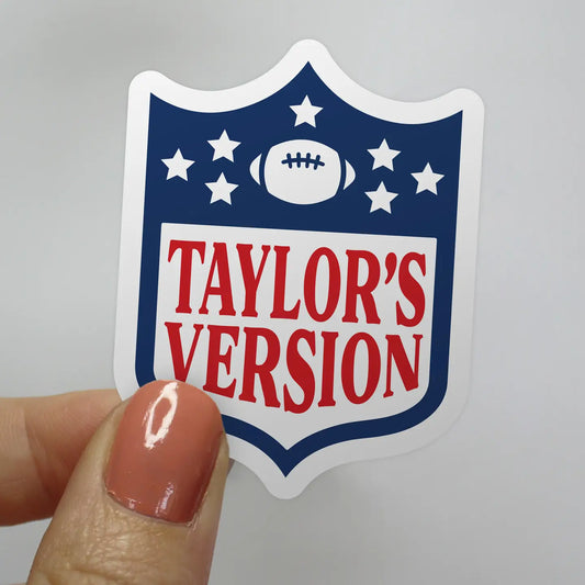 Taylors Version Football Taylor Swift Sticker