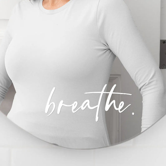 Breathe Mirror Decal