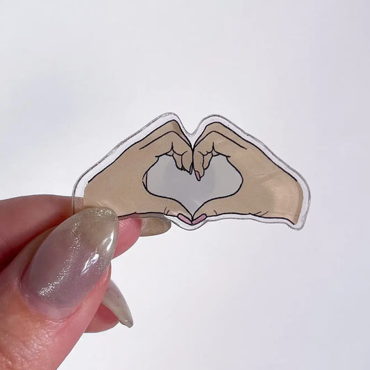 Hand Heart Taylor Swift Acrylic Pin