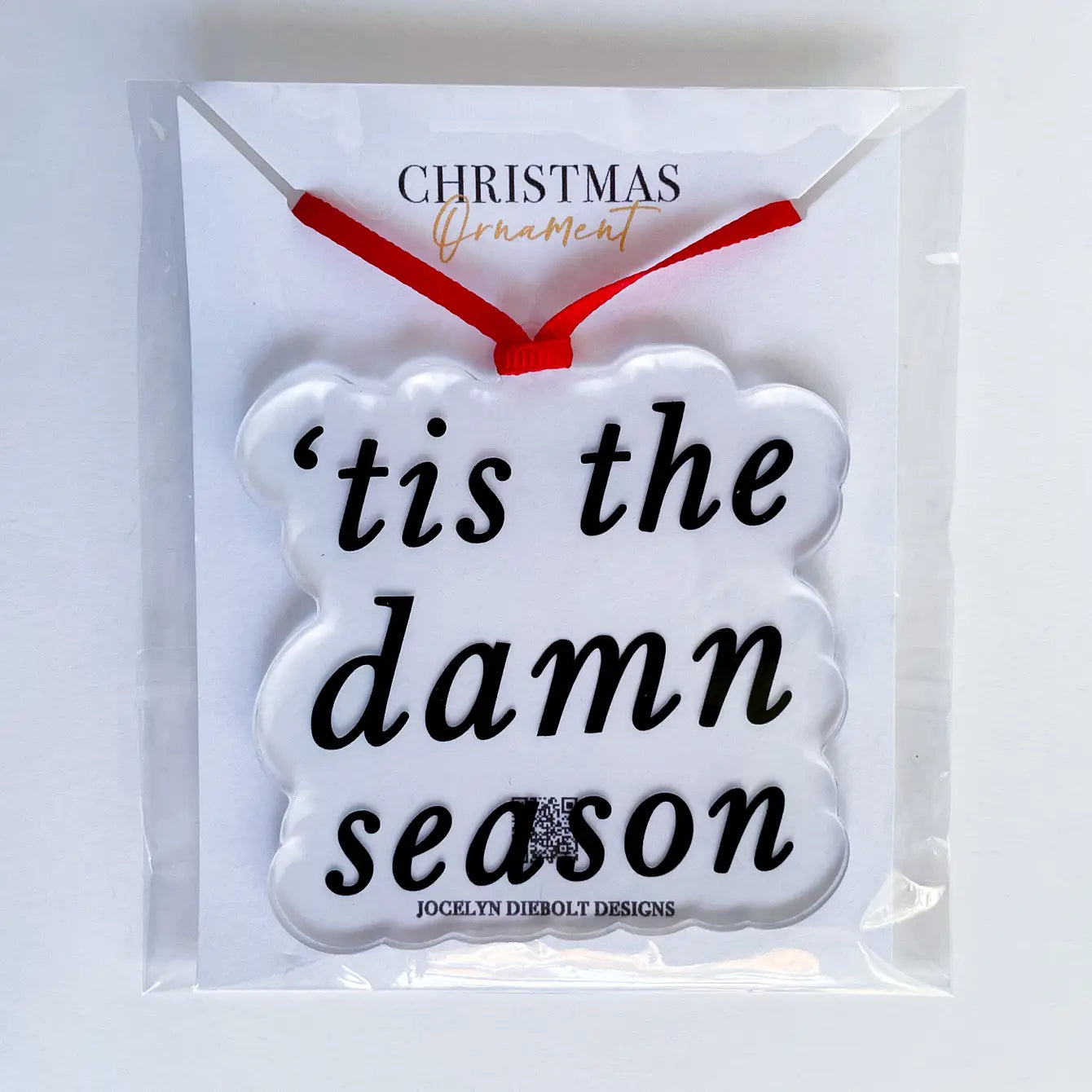 'Tis the Damn Season Taylor Swift Acrylic Christmas Ornament