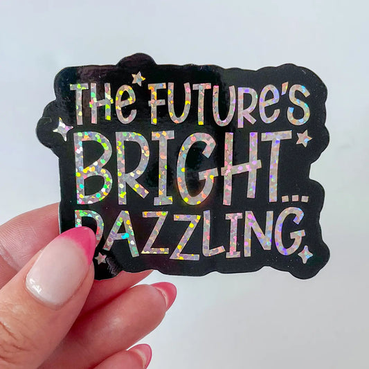 The Future's Bright...Dazzling Taylor Swift Glitter Sticker