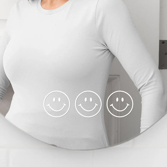 Smiley Faces Mirror Decal