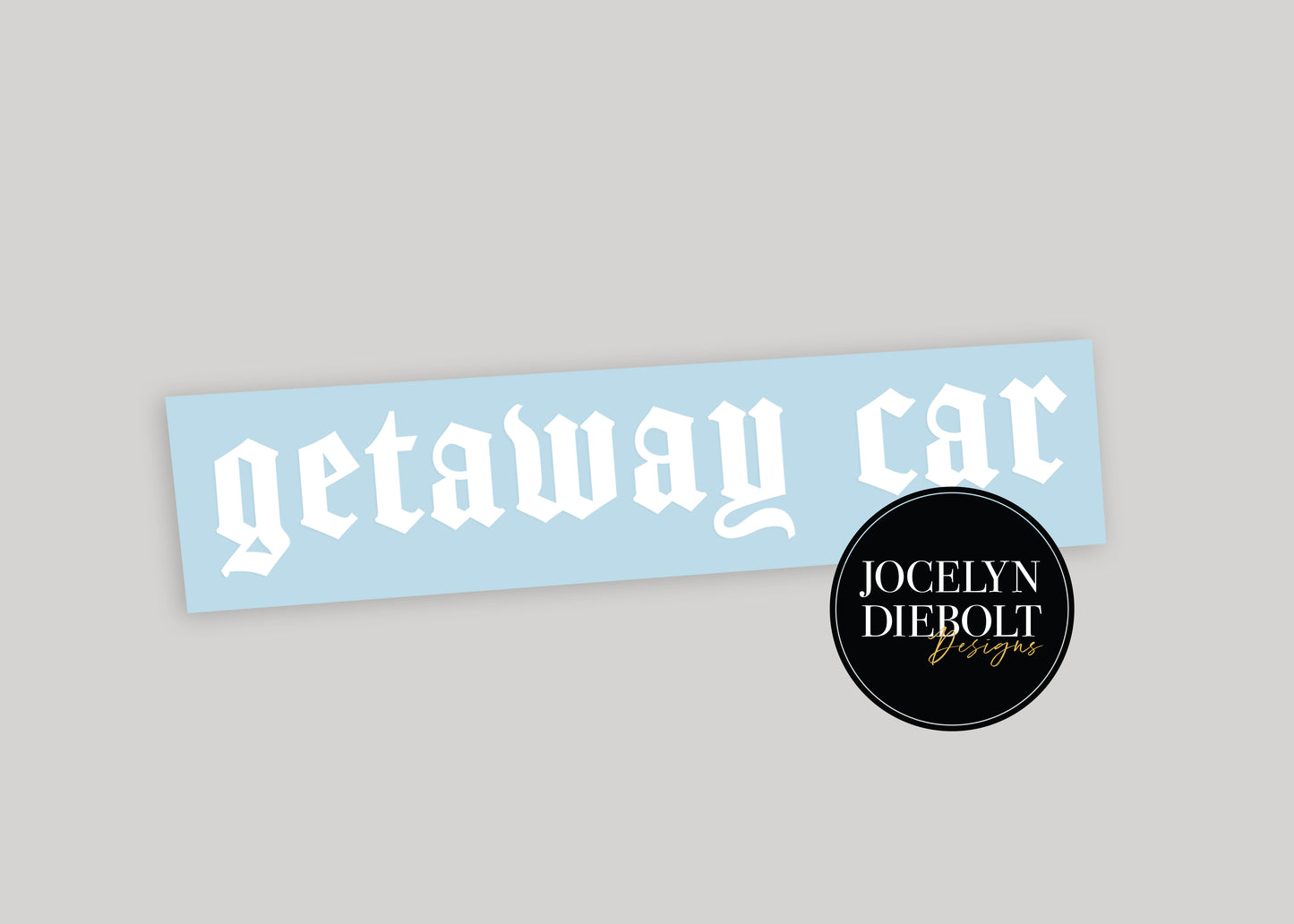 Getaway Car Taylor Swift Car Mirror Decal