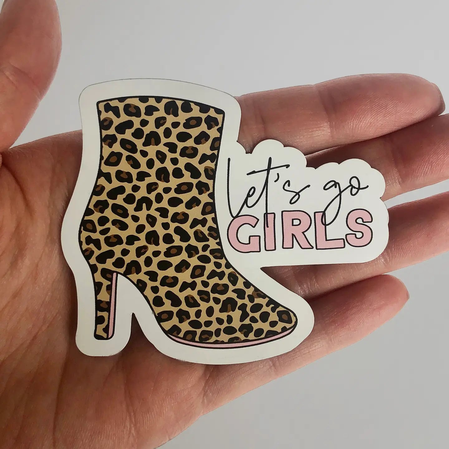 Let's Go Girls Animal Print Boot Shania Twain Magnet