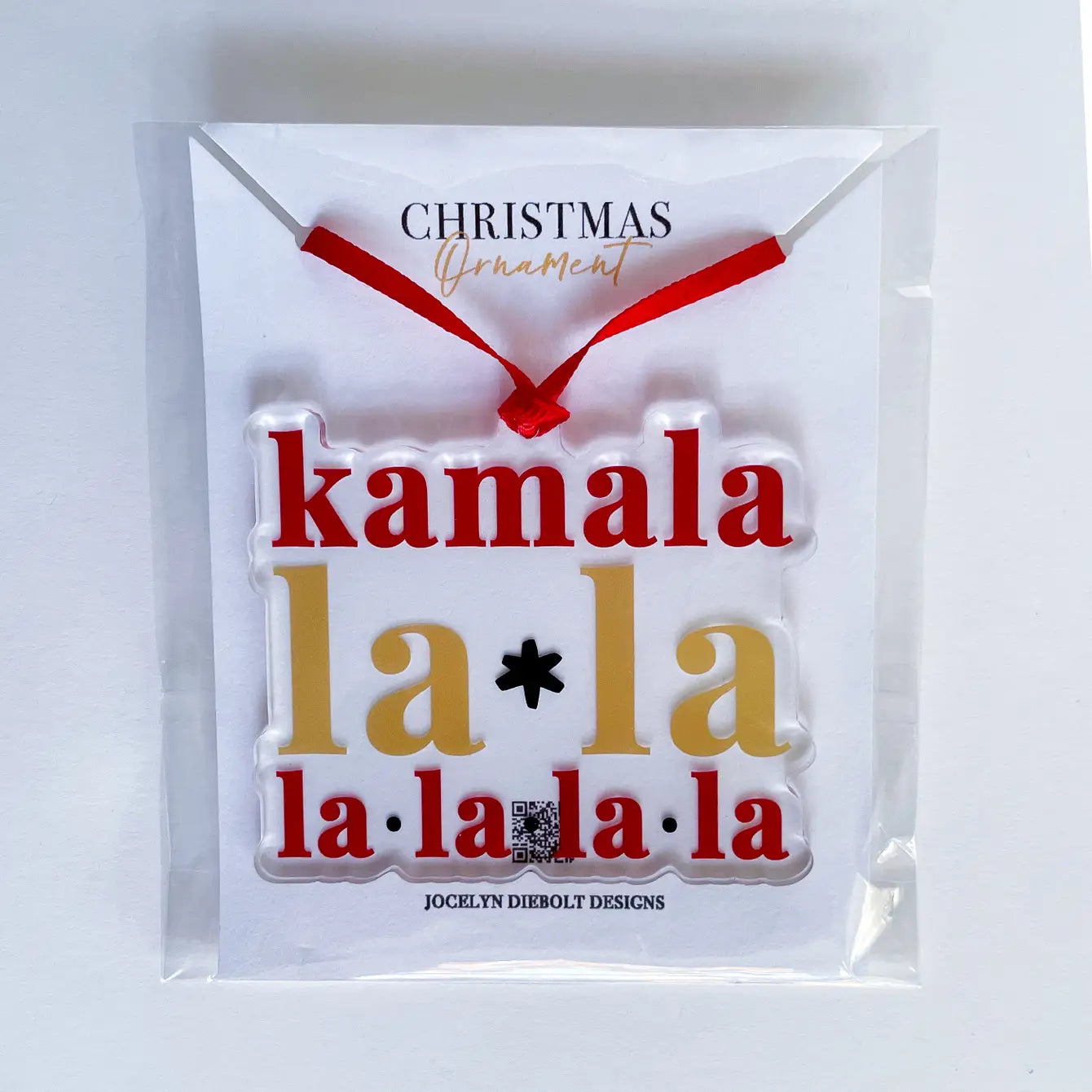 Kamalalala Kamala Harris Acrylic Christmas Ornament