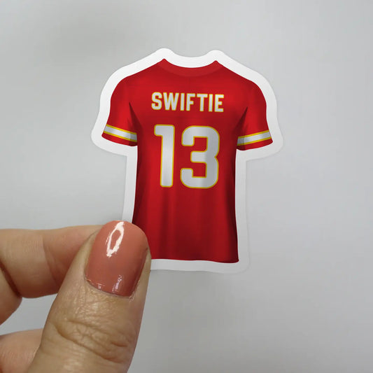 Swiftie Chiefs Football Jersey Taylor Swift Sticker