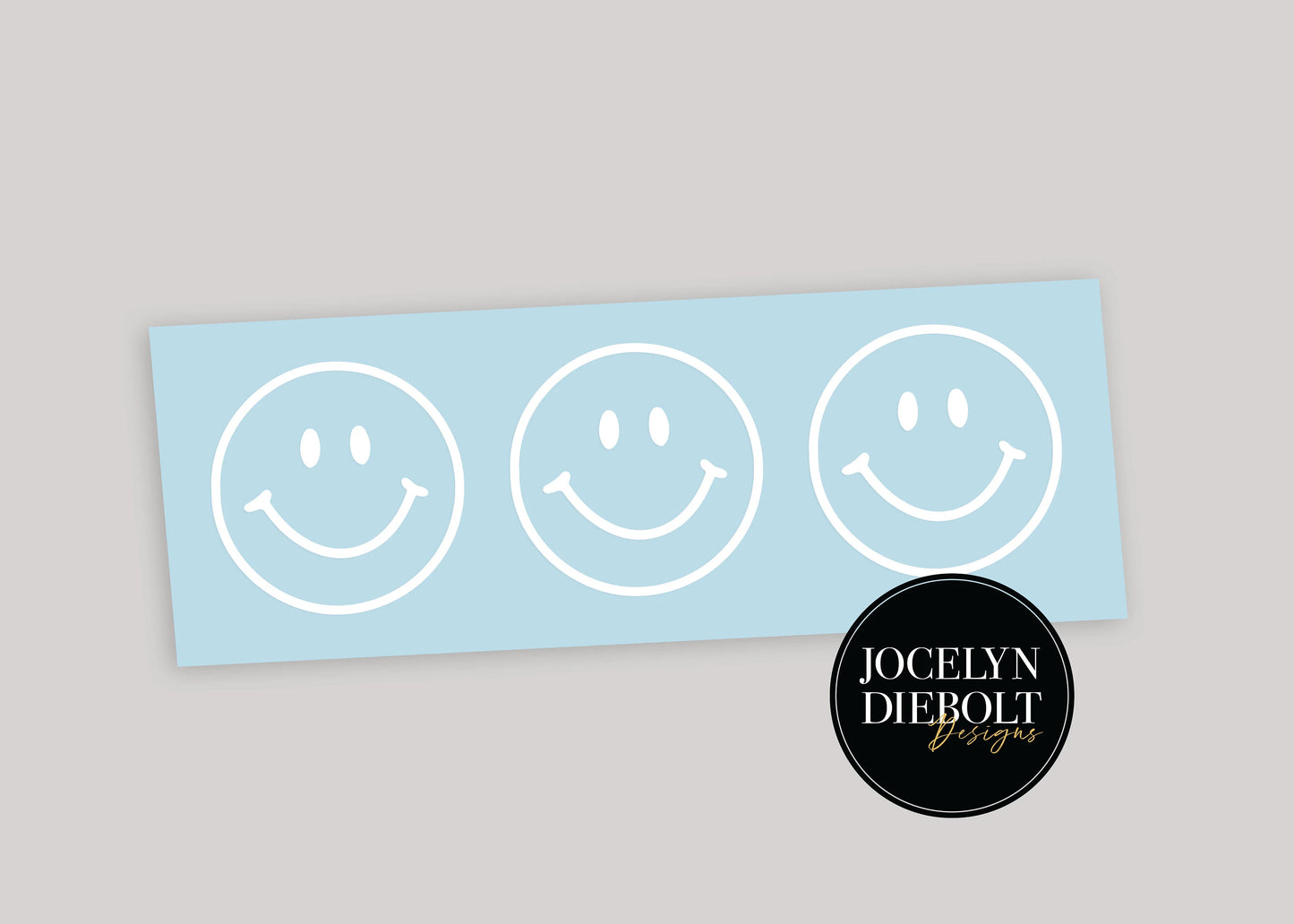 Smiley Faces Mirror Decal